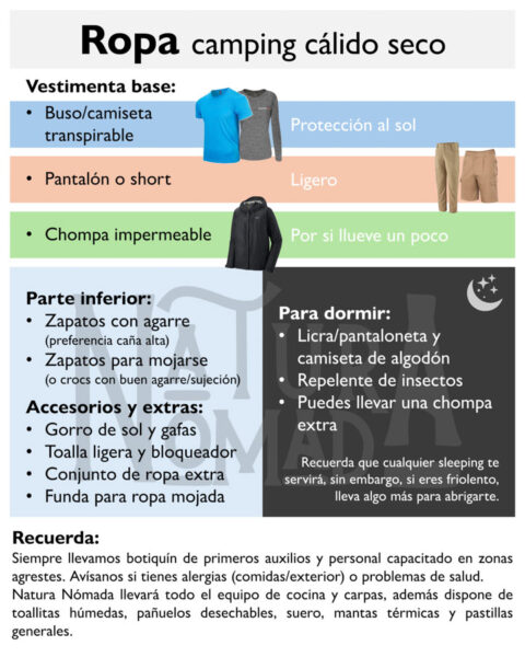 Ropa Clima Cálido Seco